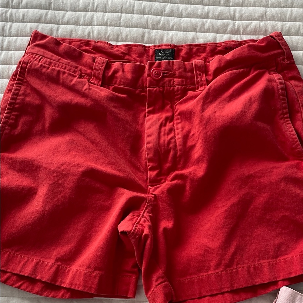 J. Crew men’s Shorts - Red, Pink, White, Yellow and Mauve - Picture 5 of 12